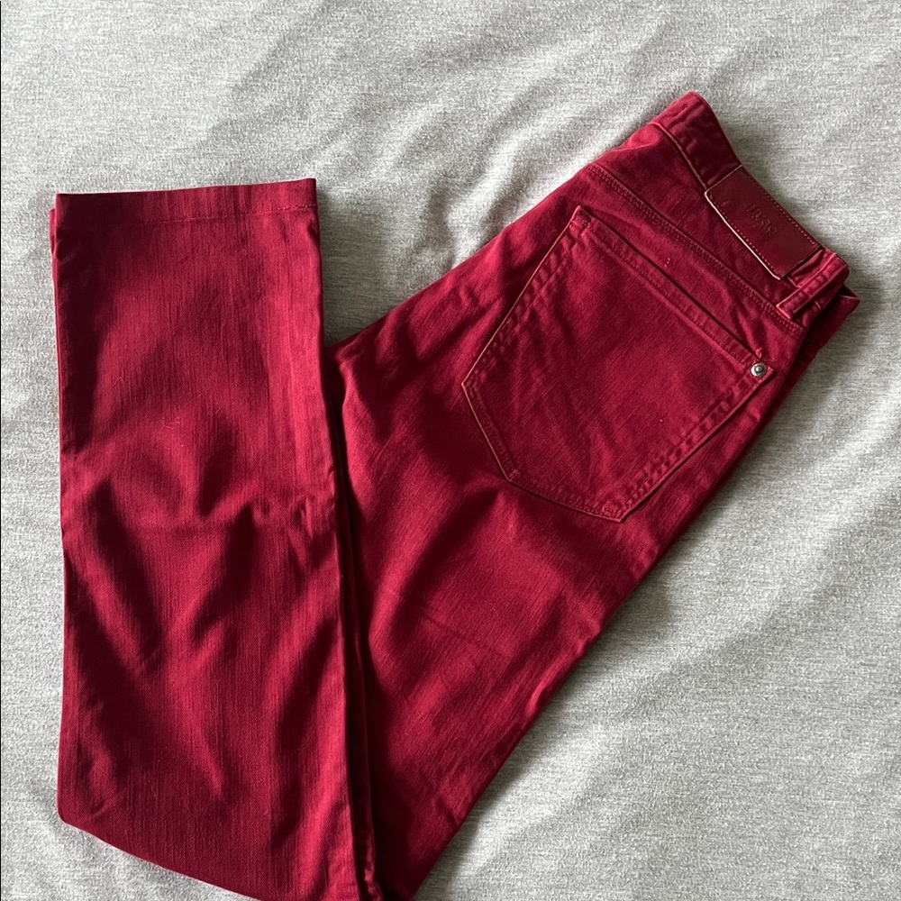 Men’s Hugo Boss Red Jeans